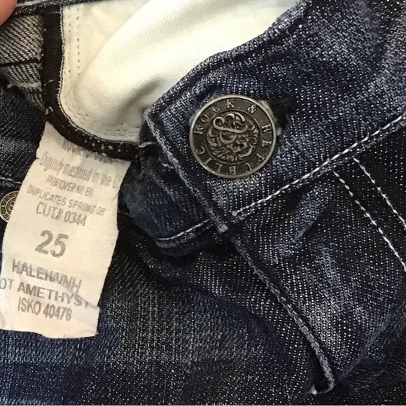 ROCK & republic women jeans bootcut to wide legs size 25 - Picture 5 of 11